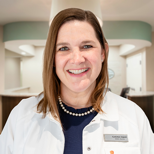 Newton dentist Doctor Gretchen Anjomi